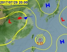 天氣圖。（圖／中央氣象局）