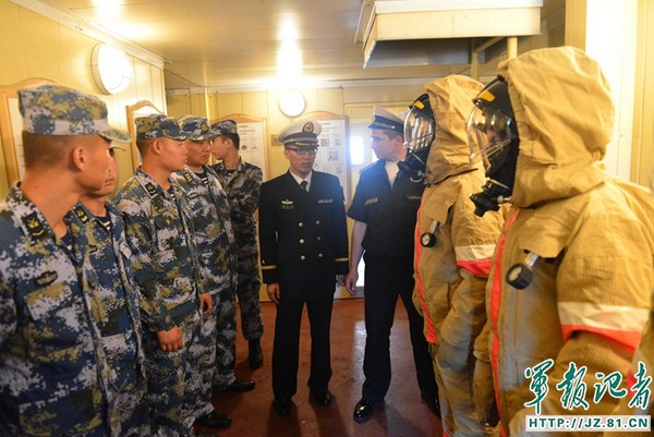 中俄「海上聯合－2017」軍演。（圖／翻攝中國軍網）