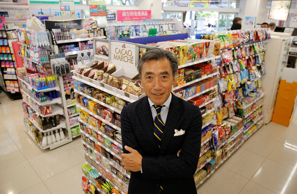 ▲FamilyMart社長澤田貴司於東京接受路透專訪。            。（圖／路透社）