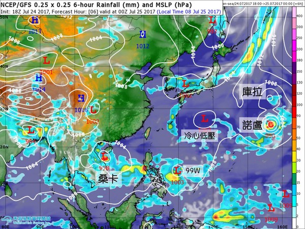 預測差距大！美國估「雙颱周末夾擊台」　氣象局、歐洲：會遠離（圖／翻攝自氣象主播 賴忠瑋臉書）