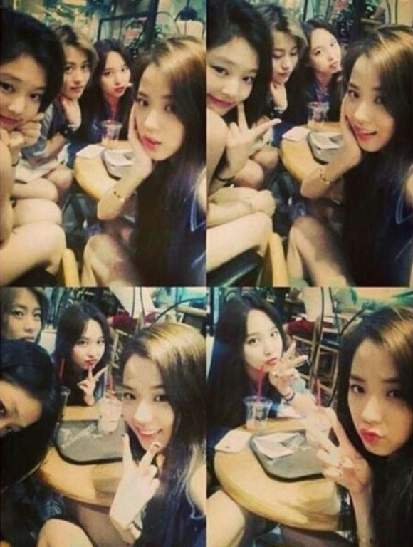 ▲BLACKPINK Jisoo、Jennie與TWICE娜璉私下是好友。（圖／翻攝自韓網）