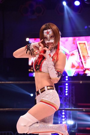 ▲日本職業女子摔角聯盟Stardom 。「眾人的寵愛之星」岩谷麻優。（圖／主辦提供）