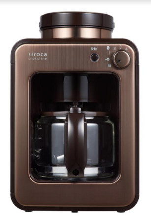 ▲日本Siroca新一代自動研磨咖啡機業配。（圖／業務提供）