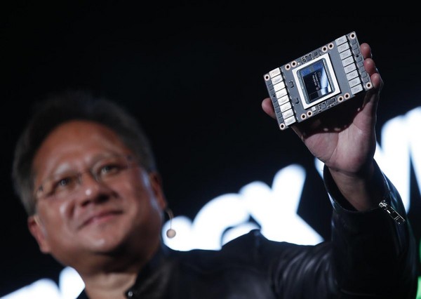 GPU大廠輝達（Nvidia），將是受惠人工智慧趨勢發展的廠商之一，由創辦人黃仁勳公布新款顯示卡。（東方IC）