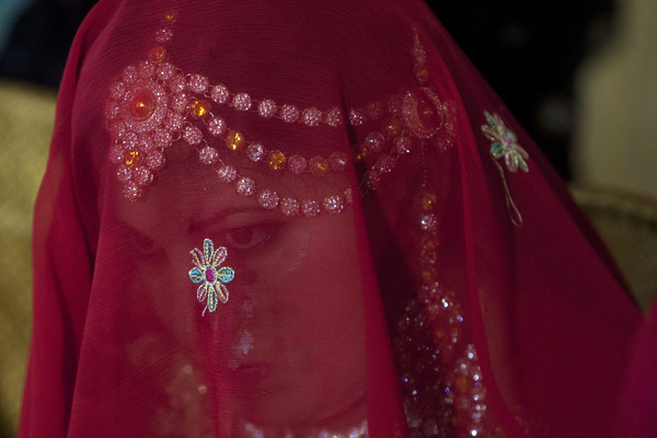 ▲▼巴基斯坦新娘。（圖／達志影像／美聯社）