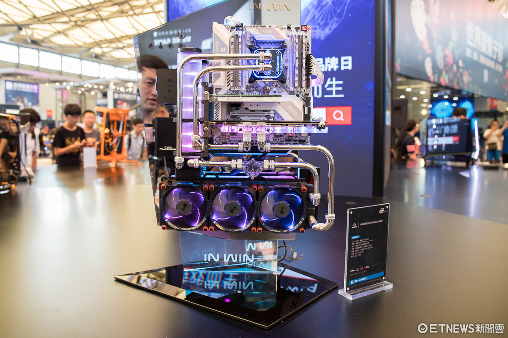 上海直擊Intel十八核i9處理器應用。（圖／記者莊友直攝）
