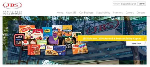 ▲▼巴西最大跨國食品加工集團JBS。（圖／翻攝自JBS官網）