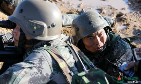 ▲▼內蒙古朱日和訓練基地使用「雷射類比對抗訓練控制系統」，使實兵演習貼近實戰。（圖／翻攝自中國軍網）