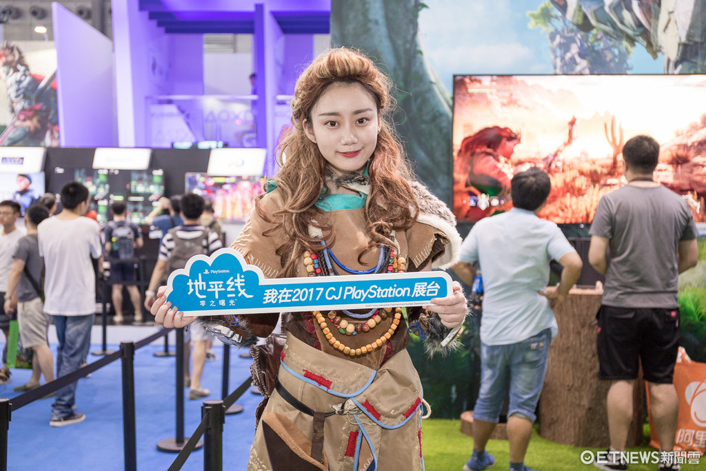 上海直擊China Joy電玩展正妹。（圖／記者莊友直攝）