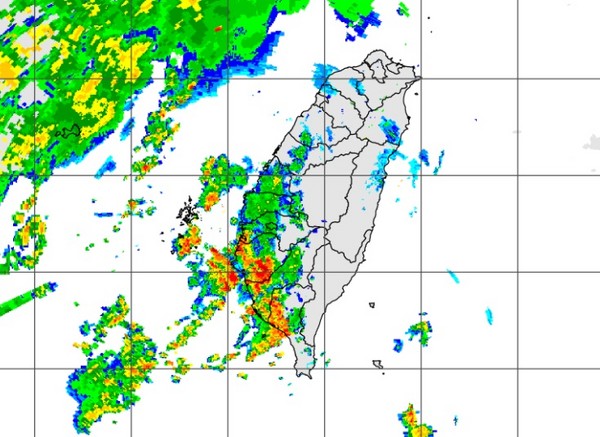 ▲中南部豪雨特報。（圖／中央氣象局）