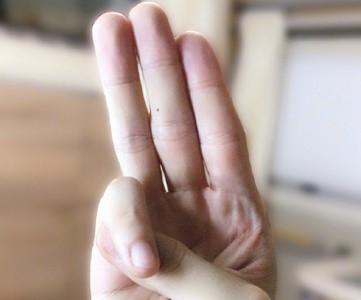 说到「发誓」的手势,很多人都知道是大拇指与小拇指靠在一起,剩下3根