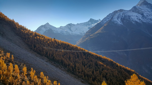 ▲世界最長吊橋瑞士開幕。（圖／zermatt.ch）