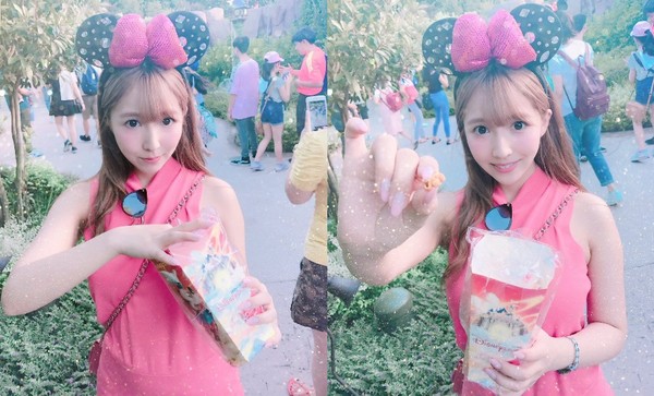 ▲三上悠亞發佈一系列自己去香港迪士尼照片。（圖／翻攝自三上悠亞Instagram）