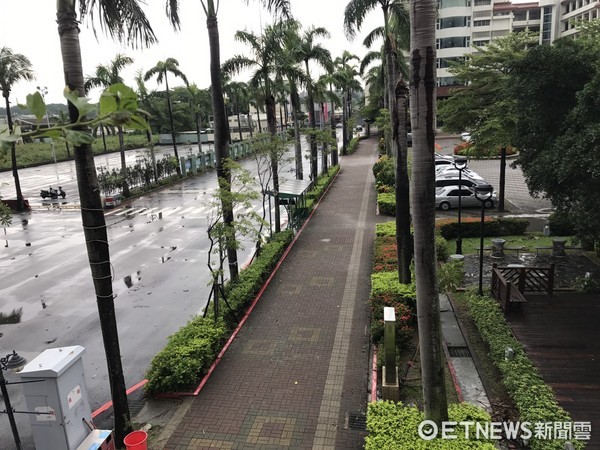 ▲雙颱夾擊台南大淹水，中華醫大校園迅速完成清理復原。（圖／華醫提供）