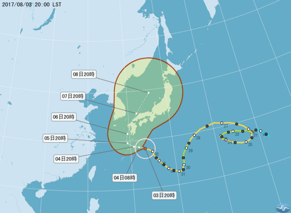 ▲▼諾盧「急轉彎」將登日！強風逼近現1.8米長浪　北台警戒瘋狗浪。（圖／中央氣象局、翻攝NASA）