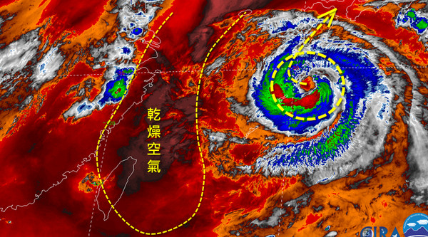 今高溫36度午後有雨，諾盧颱風今明急轉彎登陸九州。