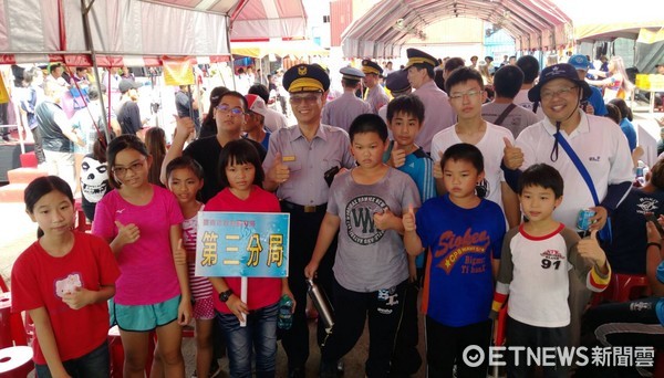 ▲台南市警三分局組隊參加台南市警局所舉辦「奔FUN青春─活力台南」漆彈比賽。（圖／警方提供）