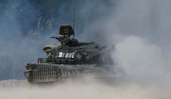 ▲▼T-72主戰坦克,T-72B1。（圖／路透社）