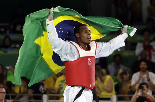 ▲巴西斯基拉獲去年奧運跆拳80公斤金牌，今年來台北世大運。（圖／達志影像／美聯社）