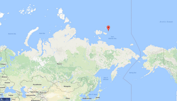 俄羅斯北極島。（圖／翻攝自google Map）