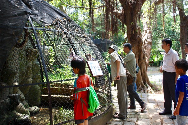 ▲新竹動物園-舊大門、噴水池、黃魚鴞欄舍」登錄歷史建築。