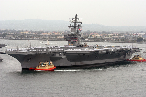 ▲美艦，美國艦隊，雷根號。（圖／翻攝自維基百科）