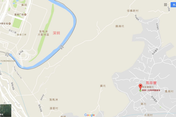 ▲香港馬草壟毗鄰深圳。（圖／翻攝自Google Map）