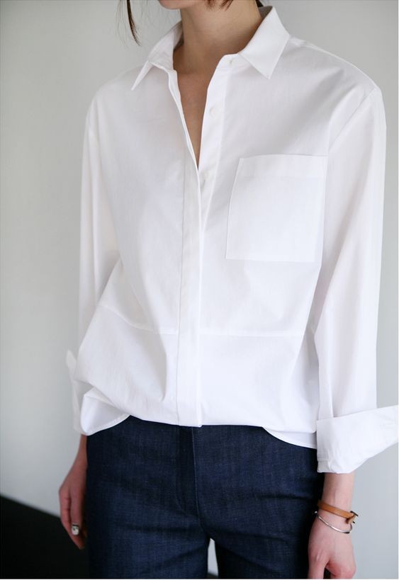 白襯衫穿搭術（圖／網路翻拍）https://www.pinterest.com/search/pins/?q=shirt white&rs=typed&term_meta[]=shirt|typed&term_meta[]=white|typed