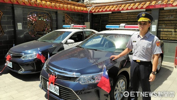 ▲▼湧蓮寺捐贈兩台新巡邏車給蘆洲警方。（圖／記者陳豐德翻攝）