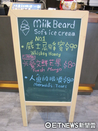 ▲白鬍子Milk Beard。（圖／記者龍意攝）