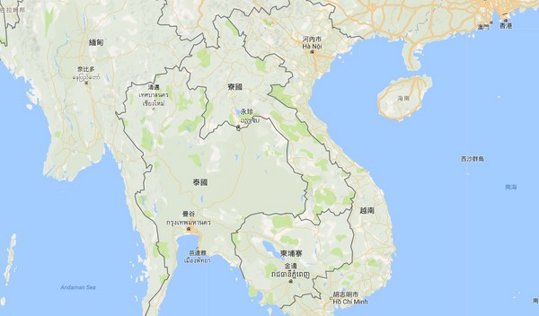 ▲▼柬埔寨位於東南亞中南半島，西部及西北部與泰國接壤，東北部與寮國交界。（圖／翻攝自Google Map）