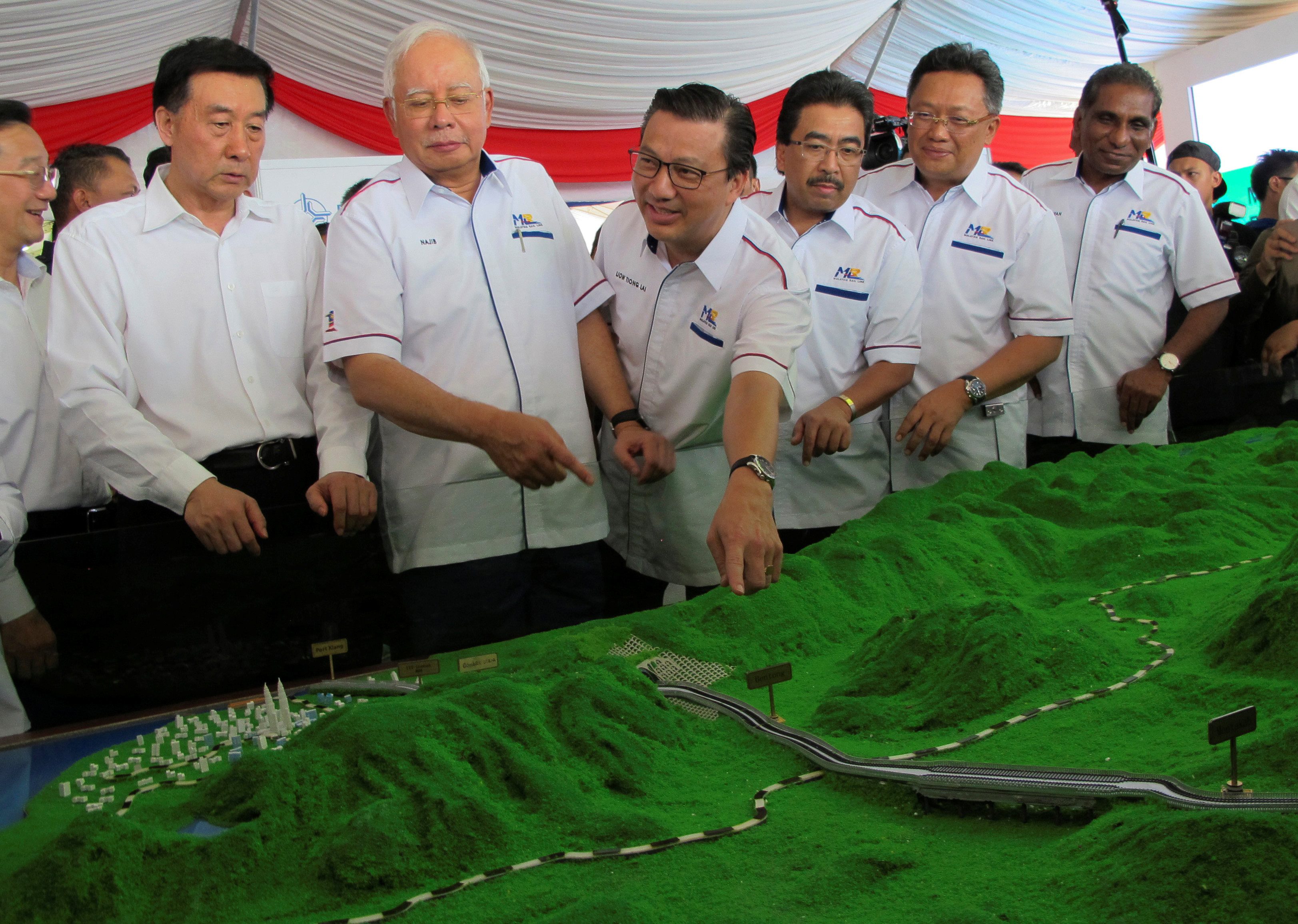 ▲▼馬來西亞和中國合建東海岸鐵路。（圖／路透社）