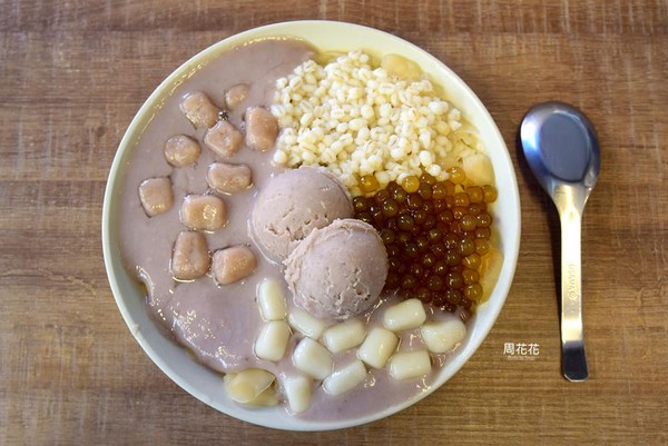 ▲台北人氣芋頭冰店。（圖／周花花提供）
