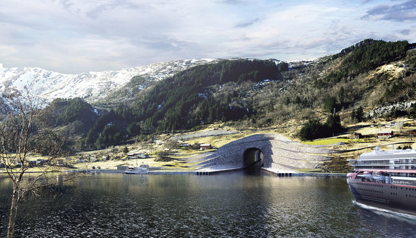 ▲▼挪威正在打造世界第一條船舶隧道。（圖／達志影像／美聯社）