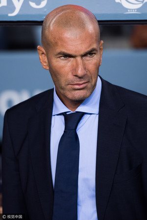 ▲▼德比大戰前，皇馬主帥席丹（Zinedine Zidane）同意續約3年，士氣大增。（圖／CFP）