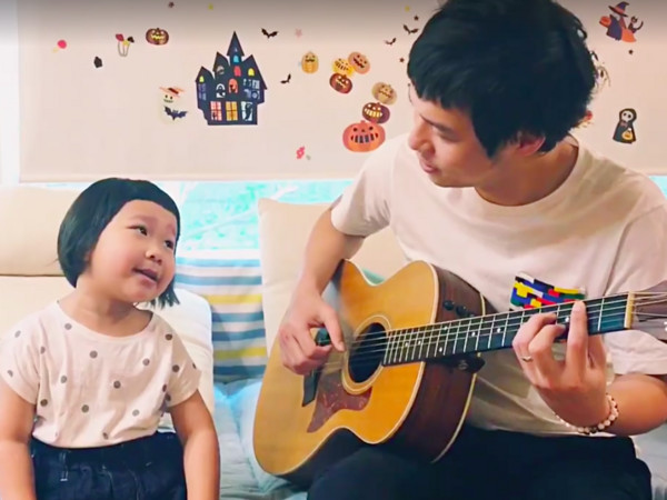 陳建騏4歲姪女胖球超會唱歌。（圖／翻攝胖球人生粉絲團）