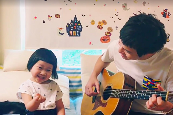 陳建騏4歲姪女胖球超會唱歌。（圖／翻攝胖球人生粉絲團）