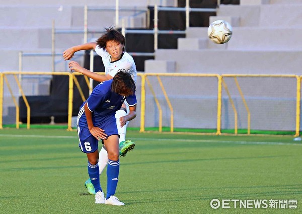 ▲世大運女足與日本友誼賽。（圖／記者張克銘攝）