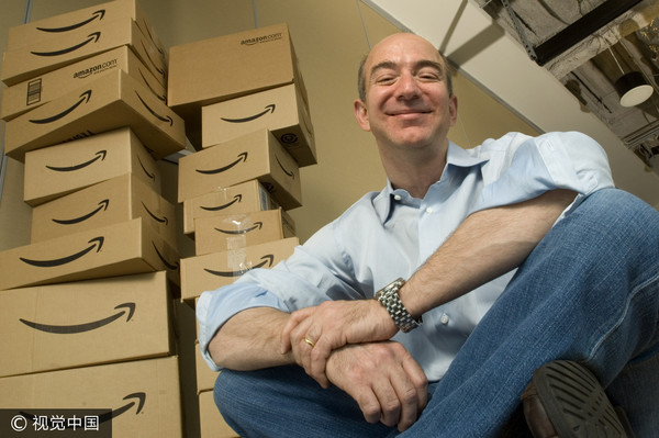 ▲亞馬遜（Amazon）創辦人兼執行長貝佐斯（Jeff Bezos）（圖／視覺中國CFP）