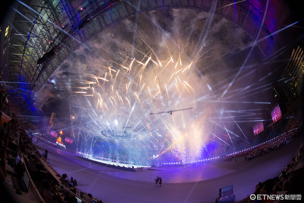 ▲▼台北世大運開幕典禮,開幕煙火。（圖／記者季相儒攝）