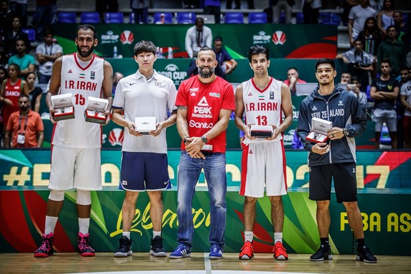 ▲亞洲盃澳洲全勝封王，伊朗哈達迪奪MVP及最佳5人。（圖／取自FIBA官網）
