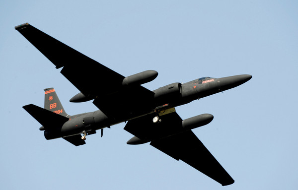 ▲▼為了掌握北韓情資，美軍「蛟龍夫人」U-2偵察機從烏山空軍基地起飛。（圖／路透社）