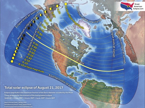 （Michael Zeiler/GreatAmericanEclipse.com; ArcGIS/Esri）