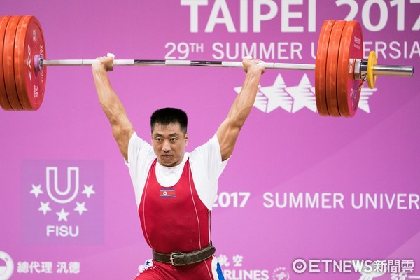 ▲▼台北世大運舉重,男子69公斤,北韓,金明赫。（圖／記者季相儒攝）