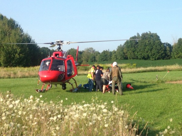 ▲▼警方派出直升機進行搜救。（圖／翻攝自Erie County Sheriff‏推特）