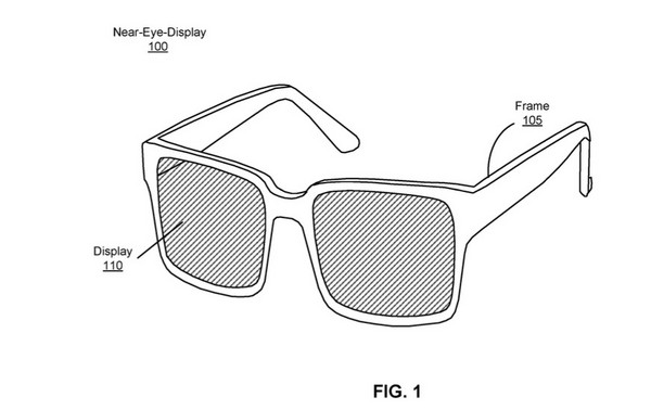 Facebook AR 擴增實境眼鏡專利曝光。（圖／翻攝自美國專利及商標局）