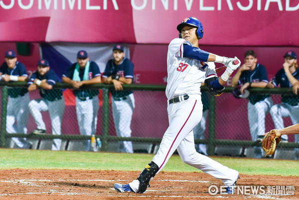 ▲▼台北世大運棒球中華對捷克。陳重廷（圖／記者李毓康攝）