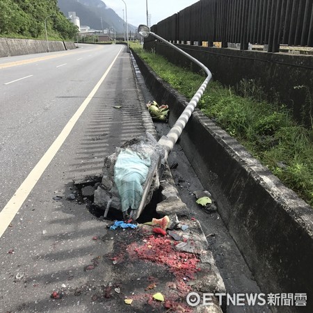 ▲蘇花公路發生車禍。（圖／記者莊宜庭翻攝）