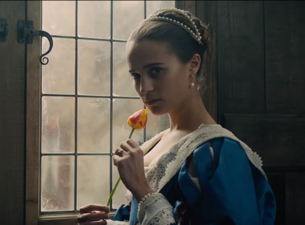 ▲▼《鬱金香狂熱》丹恩迪漢、艾莉西亞薇坎德。（圖／翻攝自YouTube／Tulip Fever Red Band Trailer／《鬱金香狂熱》劇照）