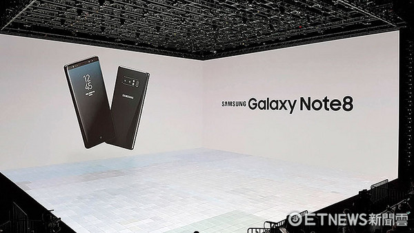 ▲ 三星 GALAXY Note 8 紐約發表會現場直擊，舞台效果超炫麗。（圖／記者洪聖壹攝）